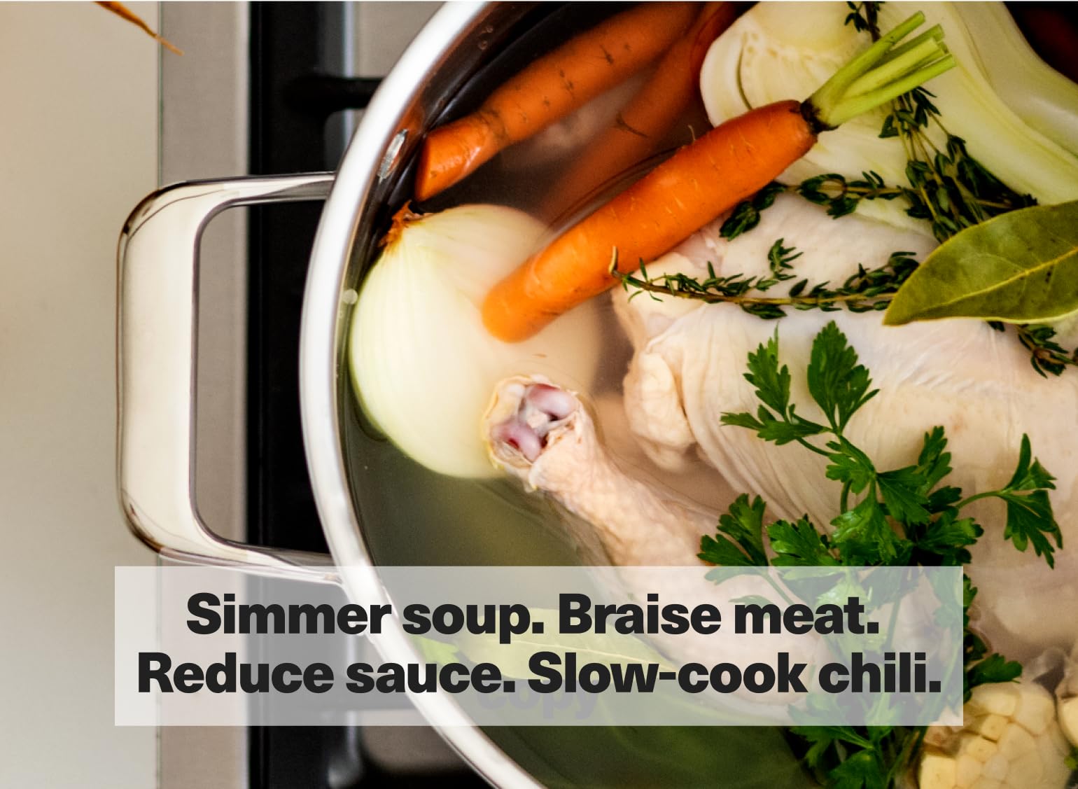 Misen 5-Ply Stainless Steel Stockpot - 8 QT Large Cooking Pot for Boiling, Simmering & Stewing - Even Heat Distribution - Durable, Dishwasher & Oven Safe (800°F) - Induction Compatible - Perfect for Soups, Pasta & Family Meals