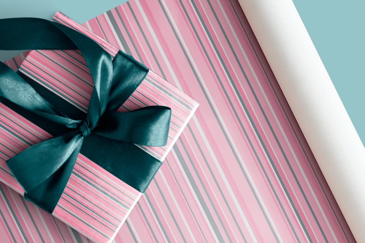 Premium Dovetail Candy Floss Gift Wrapping Paper - 4 Sheets Pack | Perfect for Birthday, Wedding & Holiday Presents