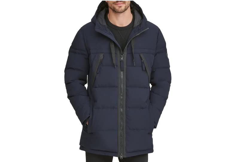 Andrew Marc Men's Hooded Sweatshirt - Soft Fleece Pullover for Casual Wear & Outdoor Activities