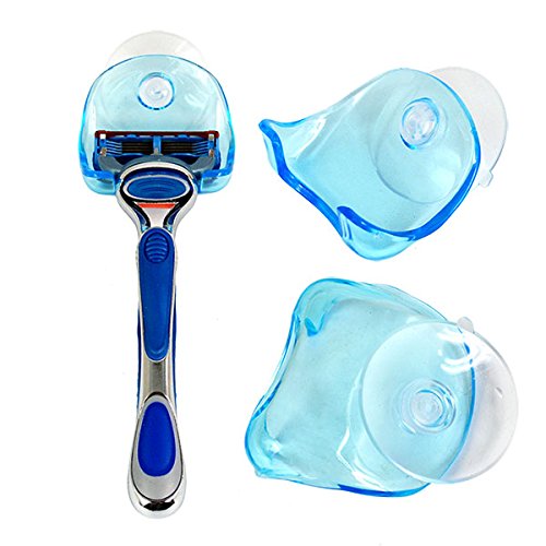 Strong Suction Razor & Toothbrush Holder - Bathroom Organizer for Shaving