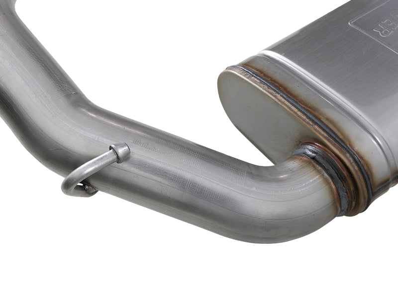 AFE MACH Force Xp Hi Tuck Axle Back Exhaust System for Jeep Wrangler JL 2018-2025 (2.0L I4 / 3.6L V6) - High Performance Off-Road Exhaust Upgrade for Enhanced Sound & Durability
