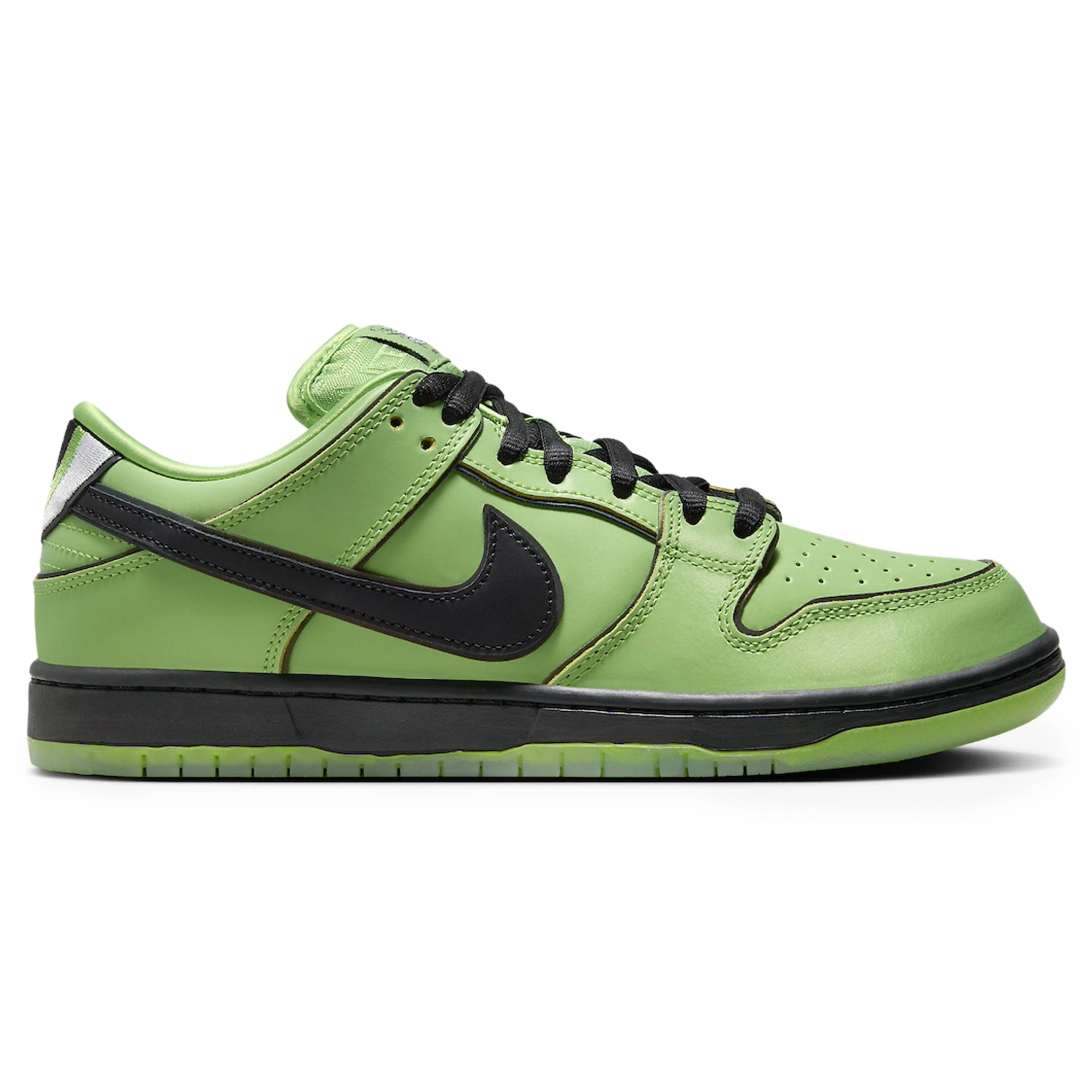 Powerpuff Girls x Nike SB Dunk Low Buttercup Sneakers - Limited Edition Cartoon Collaboration Shoes for Women & Men - Perfect for Skateboarding, Streetwear Fashion & Collectors