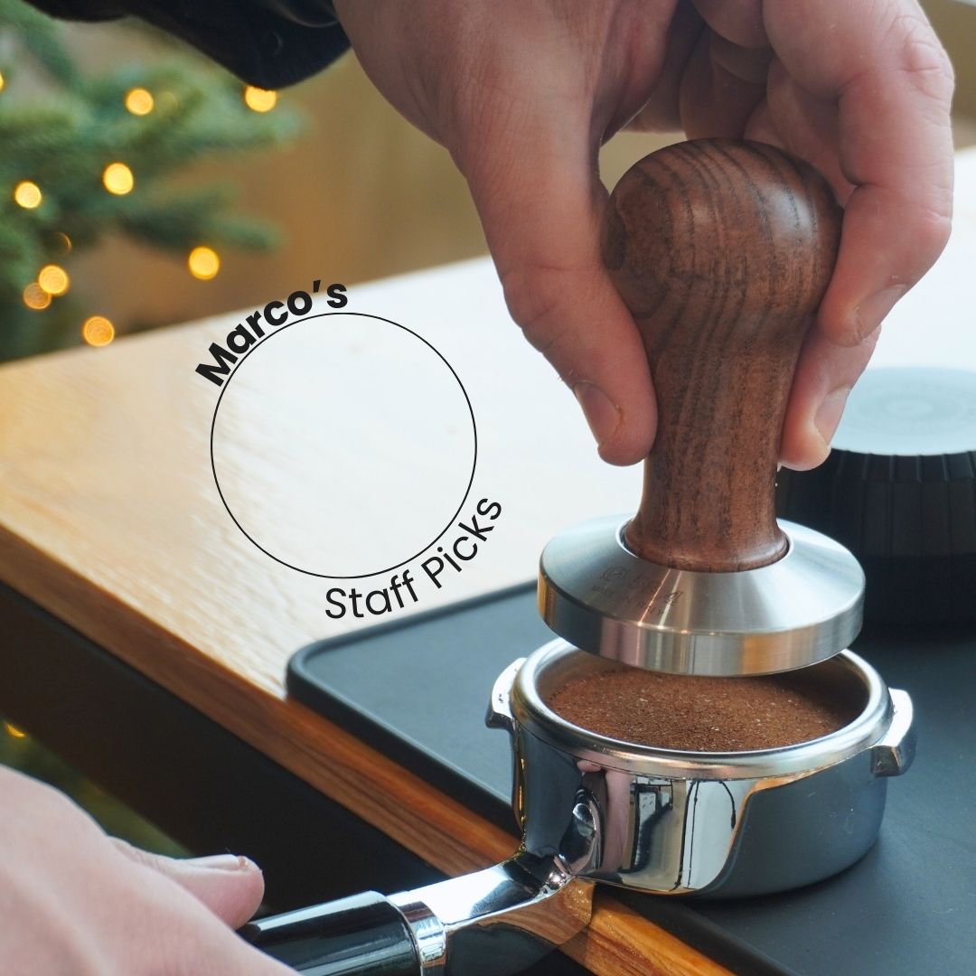 Premium Motta Wooden Coffee Tamper - Handcrafted Espresso Press for Baristas & Home Brewing - Perfect for Espresso Machines & Coffee Shops