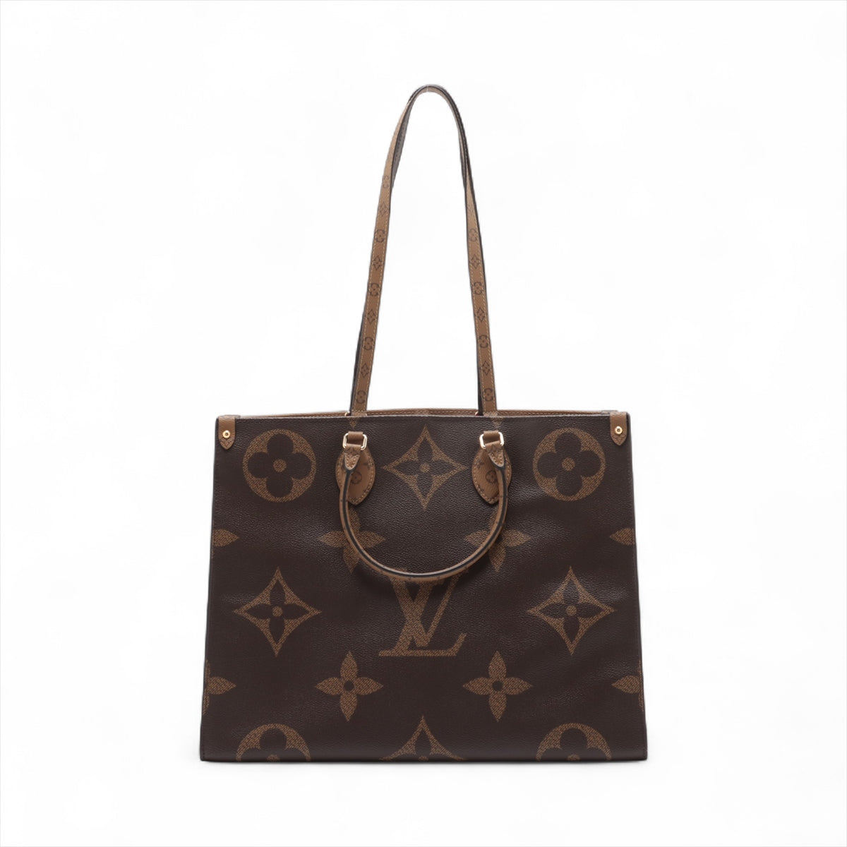 Louis Vuitton Monogram Giant Reverse On the Go MM Tote Bag - Preorder Now | Luxury Designer Handbag for Women, Work, Travel & Everyday Use
