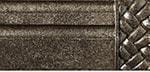 Finial Company Reeded Wood Poles - Walnut Gold with Gray Accents - Decorative Curtain Rods for Living Room, Bedroom & Window Treatments