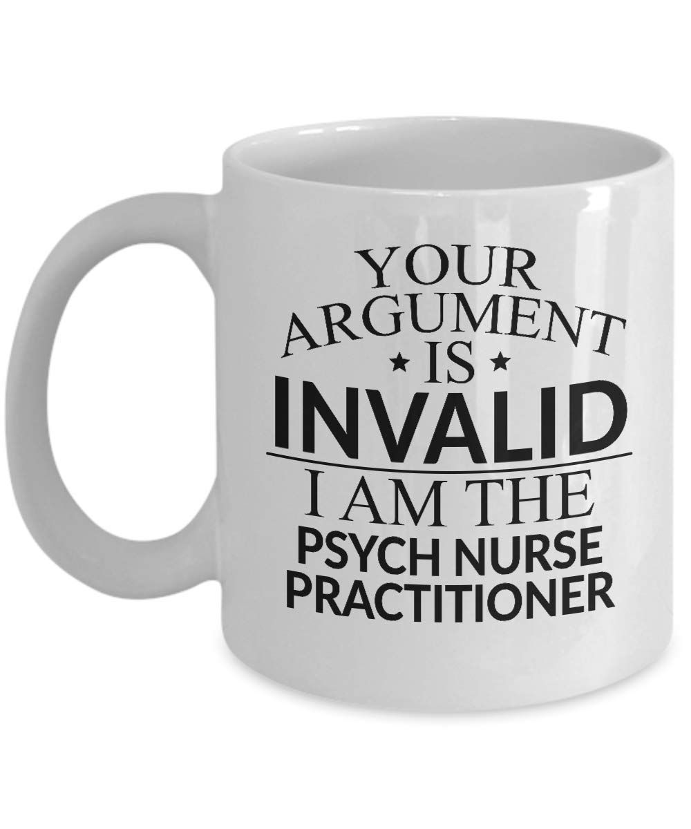 Funny Psych Nurse Practitioner Coffee Mug - 11oz & 15oz Ceramic Tea Cup - Perfect Gift for Christmas, Birthday, Nurses Week - Great for Nurses, Doctors, Medical Professionals - Ideal for Coffee Breaks, Office Use & Gift Giving