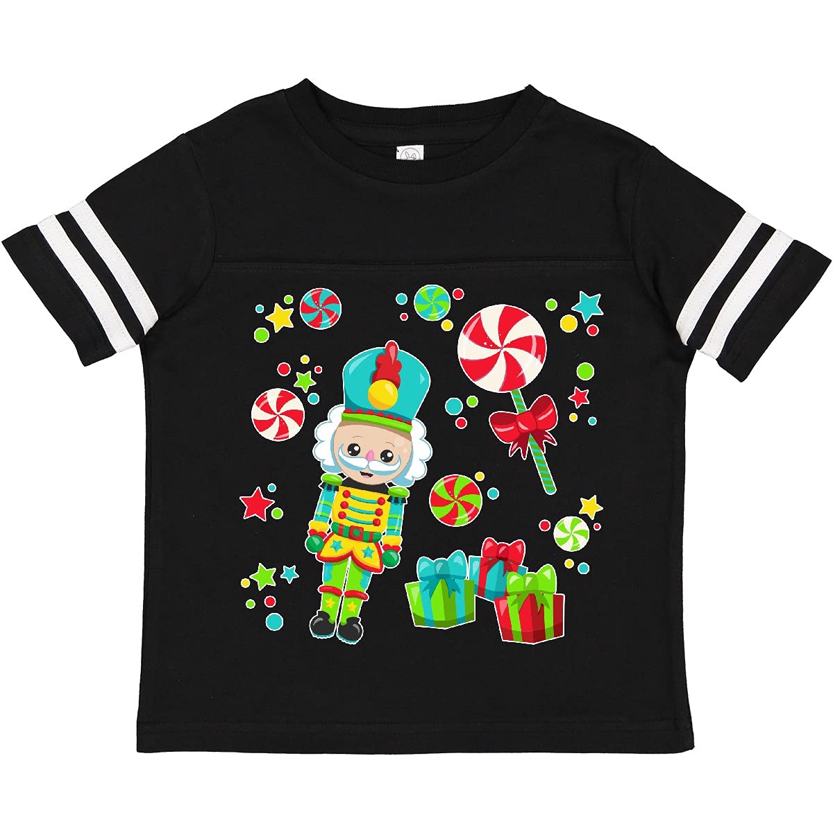 Inktastic Holiday Nutcracker & Candy Christmas Toddler T-Shirt | Cute Festive Outfit for Kids Holiday Parties & Family Photos