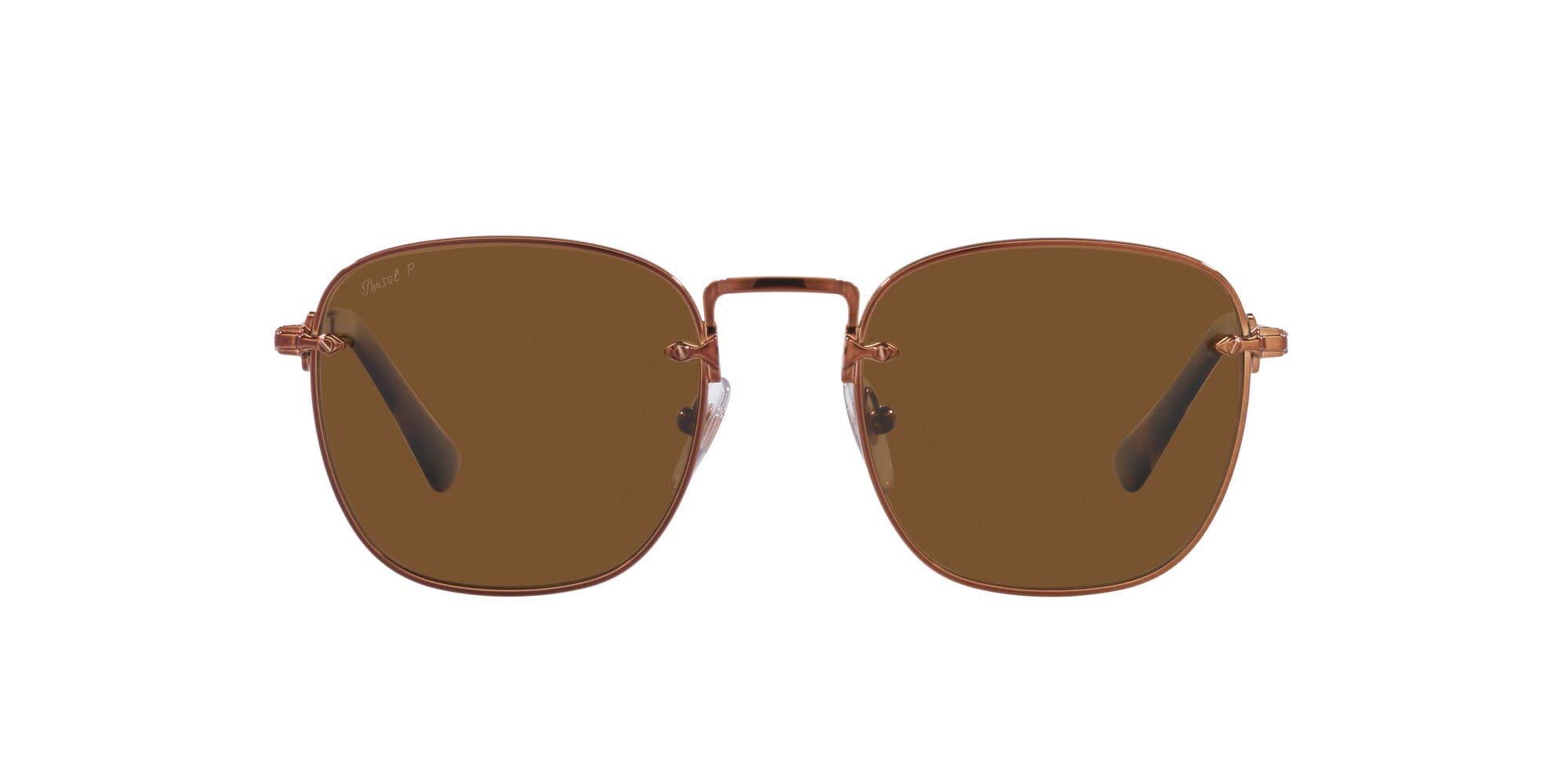 Persol PO2490S Square Sunglasses for Men & Women - Classic UV Protection Polarized Lenses - Perfect for Driving, Travel & Outdoor Activities