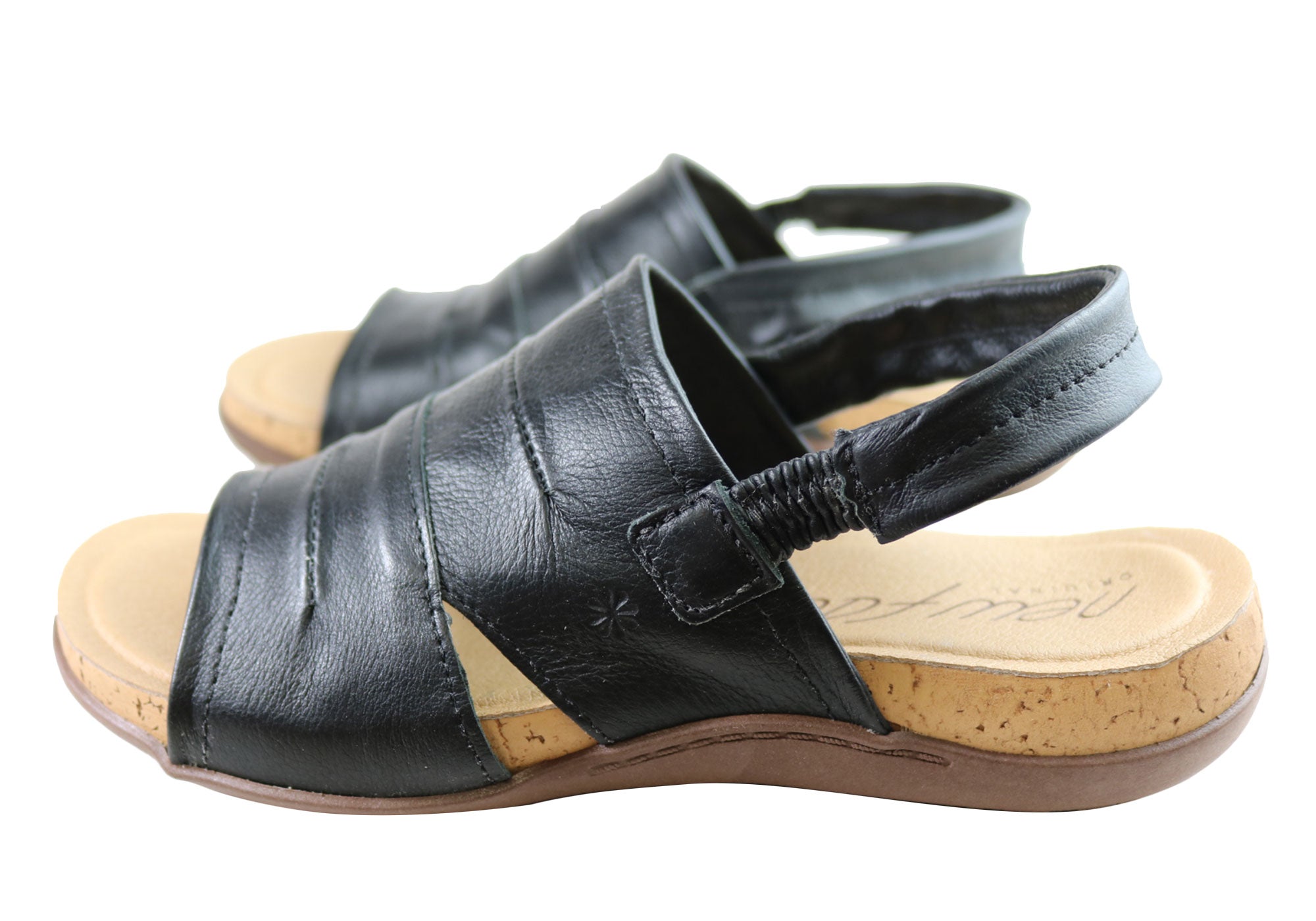 New Face Habour Women's Comfortable Leather Sandals - Handmade in Brazil - Perfect for Summer, Beach & Casual Outings