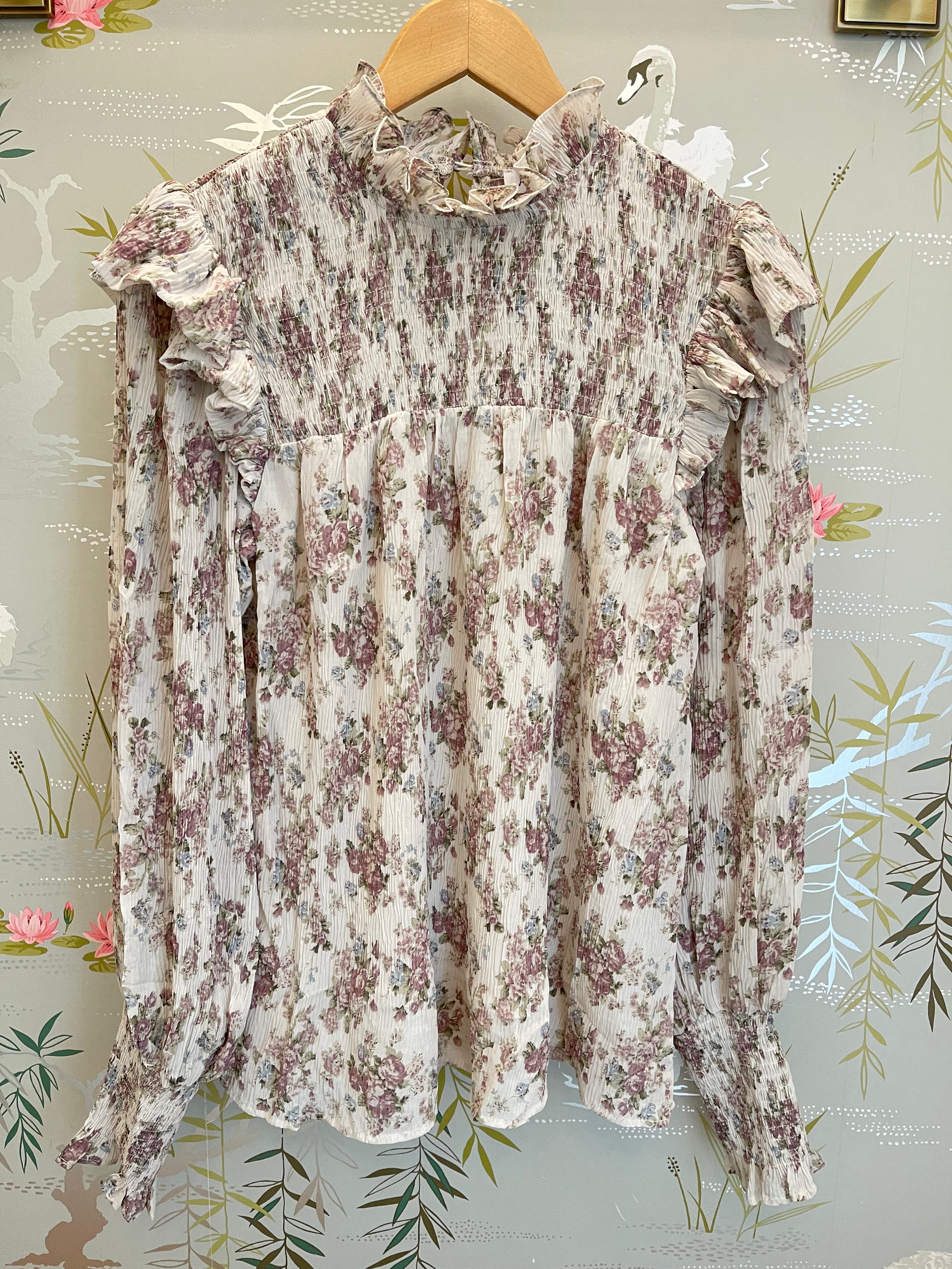 Fiona Women's Elegant Chiffon Blouse - Flowy Long Sleeve Tops for Office, Party & Casual Wear
