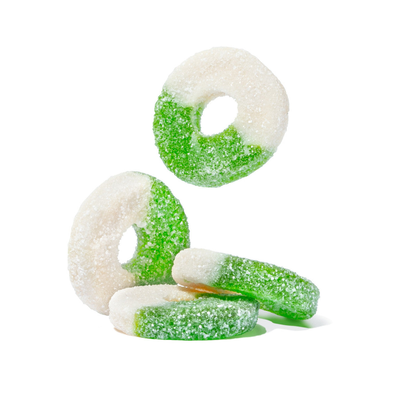 Albanese Gummy Rings Apple Flavor - 4.5 Pound Bulk Bag | Soft & Chewy Candy for Parties, Snacks, Movie Nights & Gift Baskets