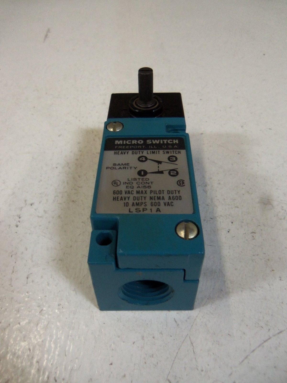 Honeywell LSP1A Limit Switch - Industrial Grade Safety Switch for HVAC, Motors & Machinery | Durable Electrical Control Device for Automation Systems