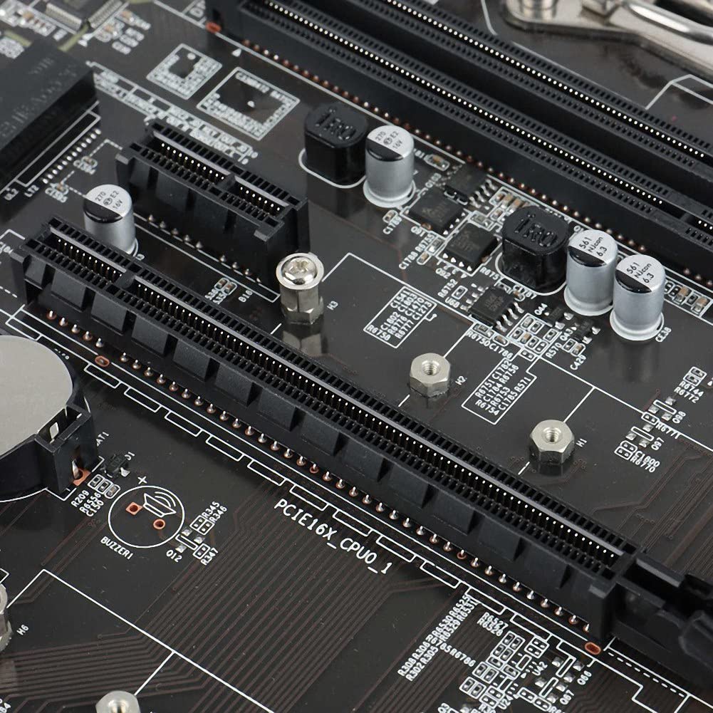 XIDIT 1 Pack X99 Dual-Socket Server Motherboard - LGA2011-3, 8x DDR4 ECC RAM Slots, PCIe x16, SATA 3.0 - Supports Intel Xeon E5 V3/V4 CPUs - Ideal for Data Centers, Workstations & High-Performance Computing