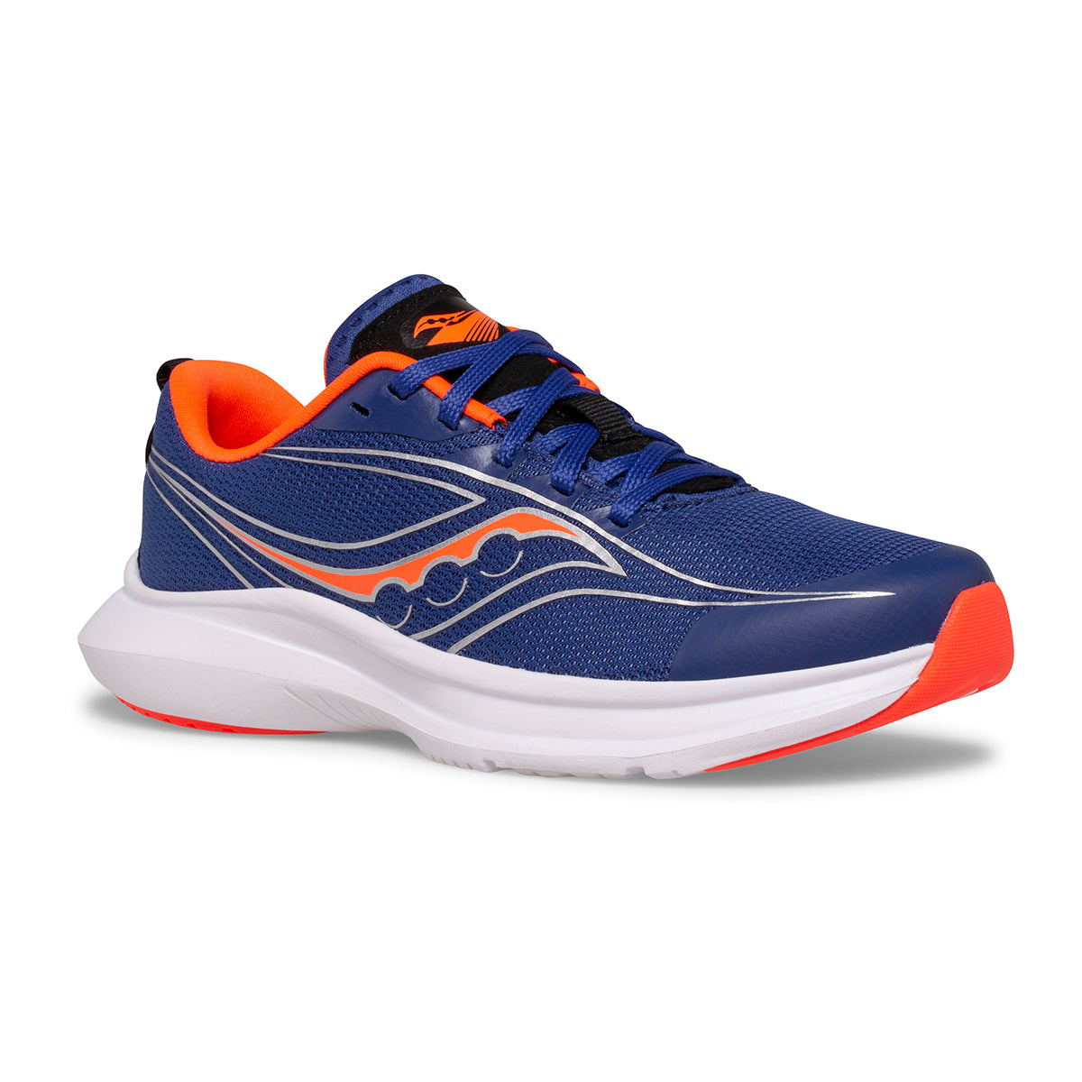 ASICS Kid's Kinvara 13 Running Shoes - Sapphire/Red - Lightweight & Cushioned for Kids' Sports & Daily Wear