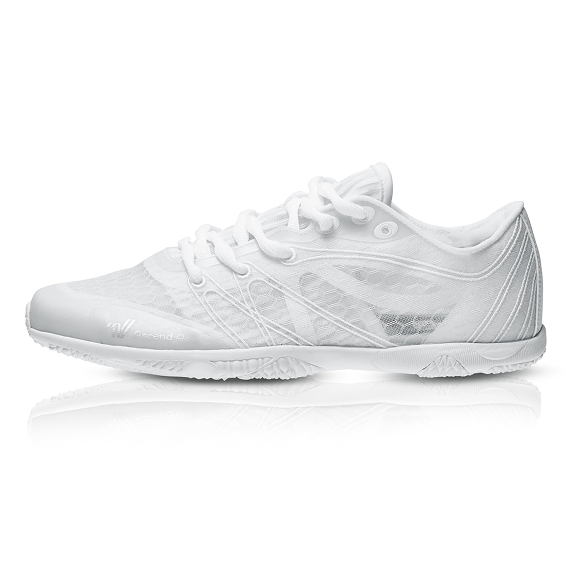 Varsity Ascend Air Black & White Cheerleading Shoes for Girls - Lightweight Competition Shoes with Arch Support - Perfect for Cheer Practice, Gymnastics, and Dance Performances