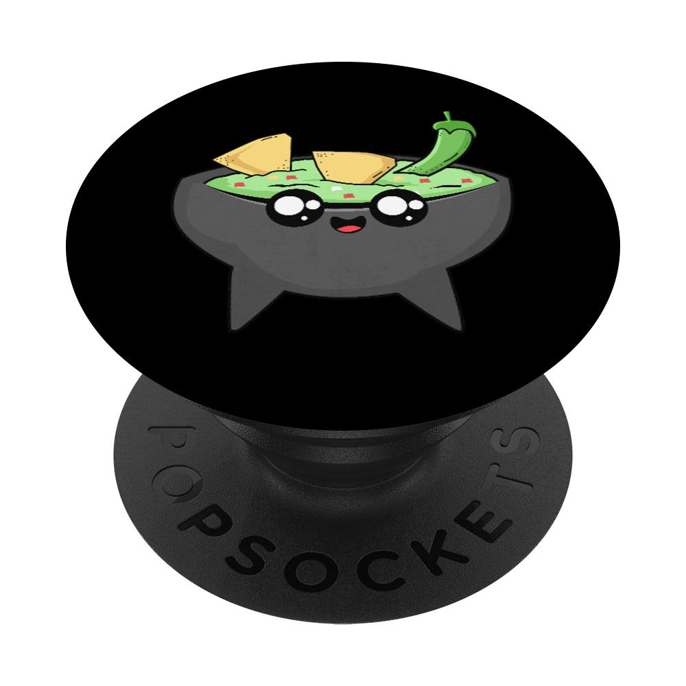 Healthy Avocado Guacamole Dip - Perfect for Nachos, Chili, Salad & Spread | Swappable PopGrip for Phones & Tablets | Great for Parties, Snacking & Everyday Use