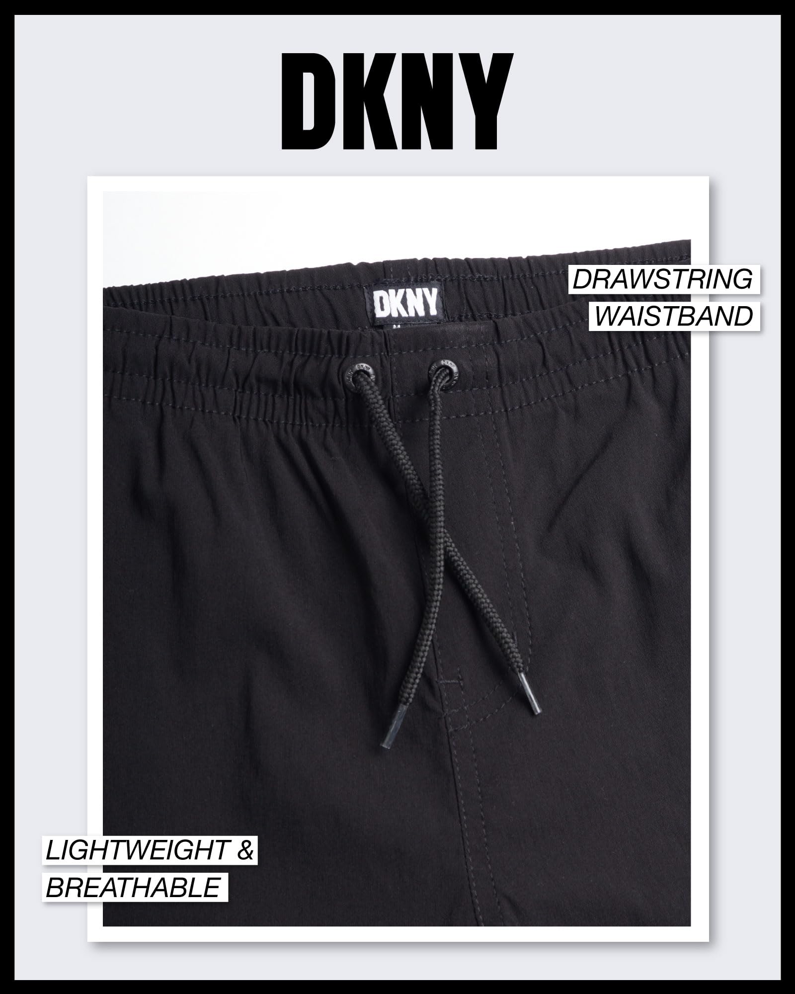 DKNY Boys' Grey Quick Dry Performance Jogger Pants - Stretch Utility Tech Moto Joggers - Woven Hybrid Athletic Pants for Boys (8-16) - Perfect for School, Sports & Casual Wear