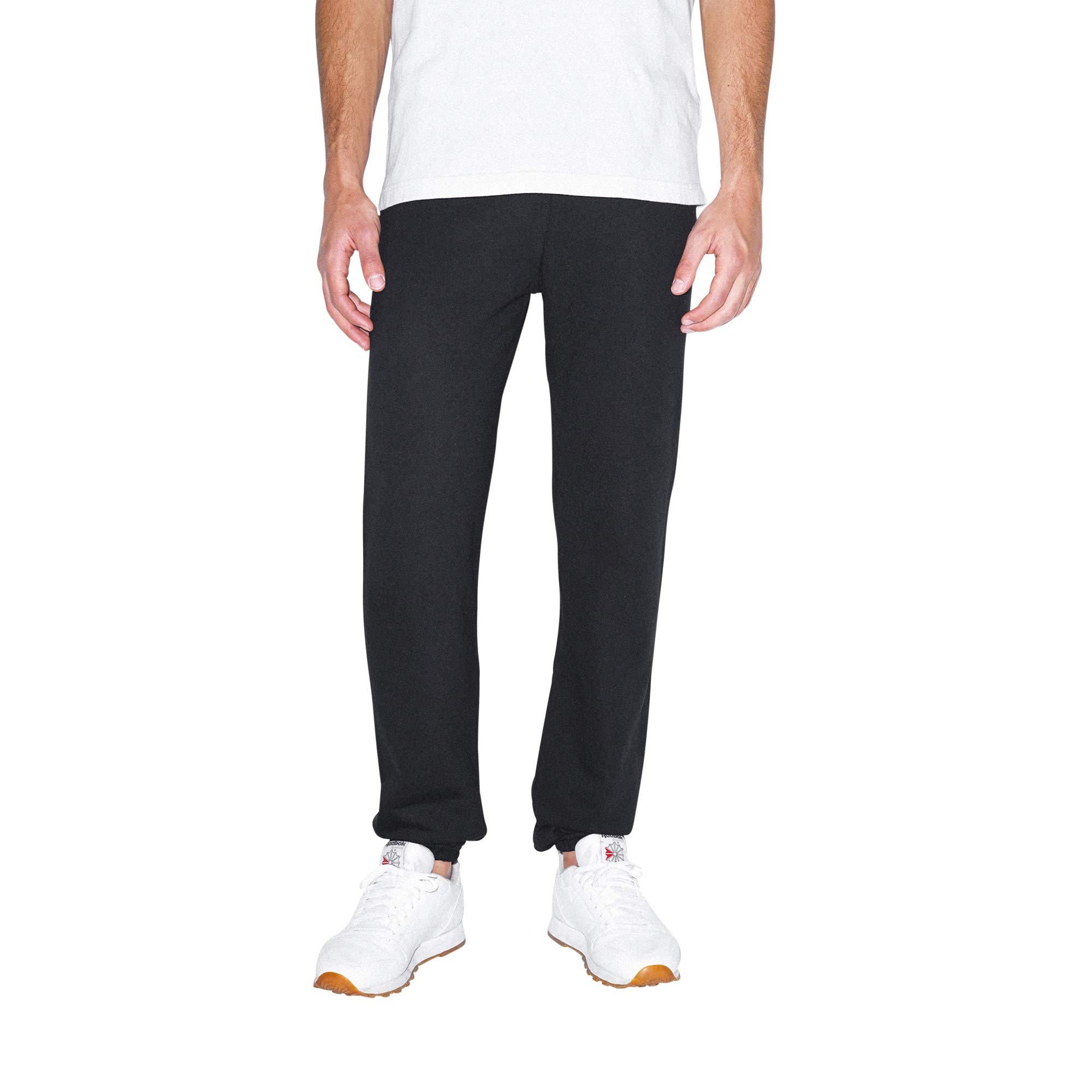 American Apparel Men's Flex Fleece Boyfriend Sweatpants - Soft Comfortable Lounge Pants for Men - Perfect for Home, Gym & Casual Wear