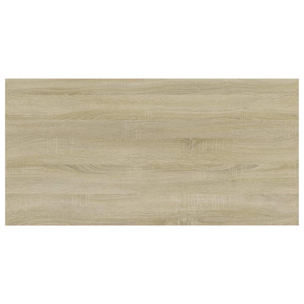 SKM Bookshelf Boards - Set of 4 Sonoma Oak Chipboard Shelves (31.5
