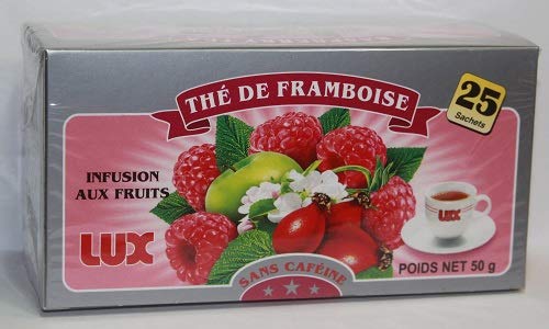 Organic Raspberry Fruit Tea - Caffeine-Free Herbal Tea Bags (25 Count) | Made in Poland | Perfect for Relaxation, Afternoon Tea & Gift Giving