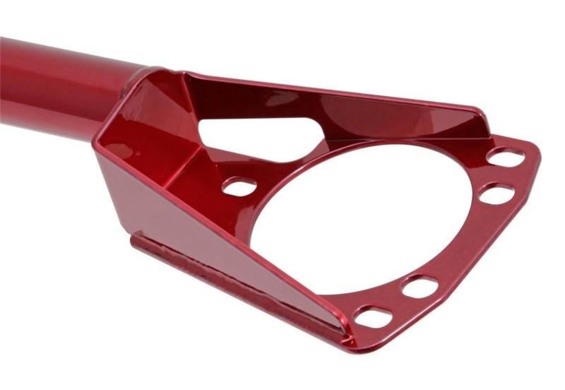 AEM 07-13 Mini Cooper S 1.6L L4 Performance Strut Bar - Red - Enhances Handling & Stability for Racing & Street Driving