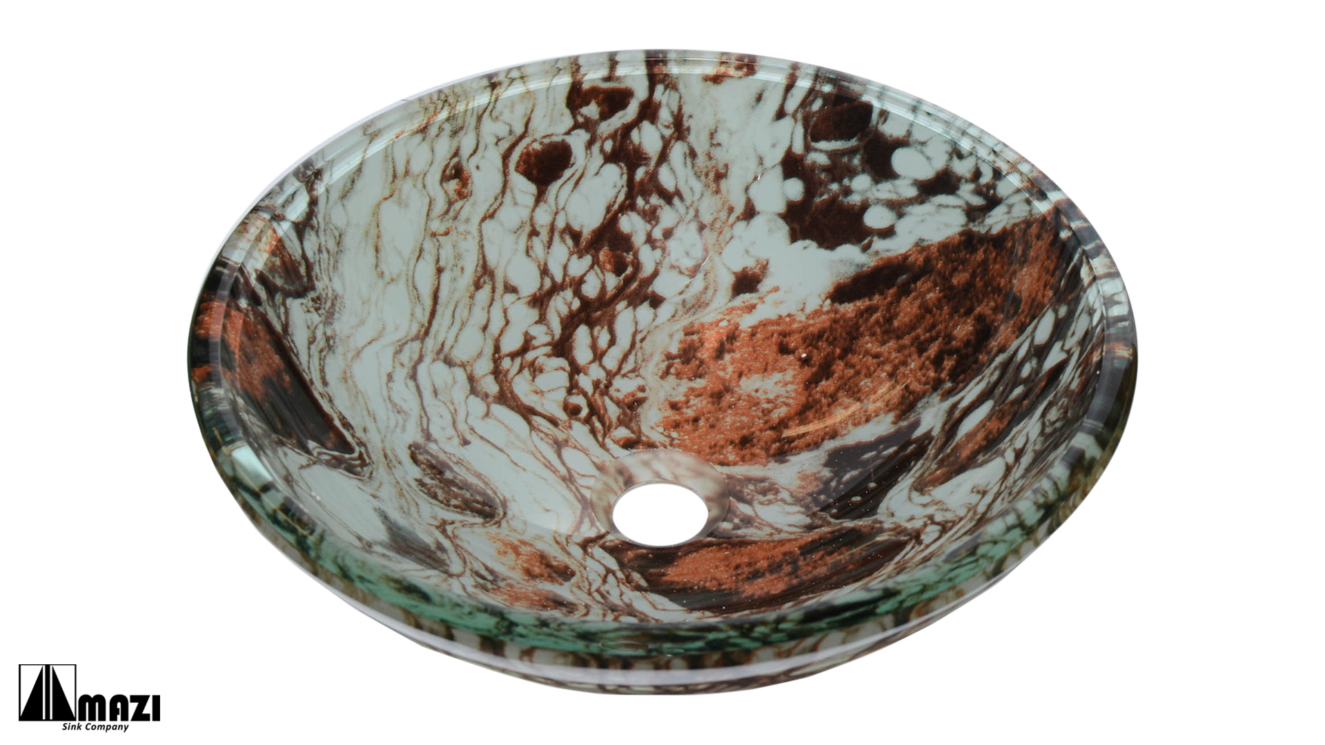 Modern Glass Vessel Bathroom Sink CH9014 - Elegant Above Counter Bathroom Vanity Sink for Contemporary Home Decor, Perfect for Master Bathrooms, Powder Rooms & Luxury Hotel Renovations