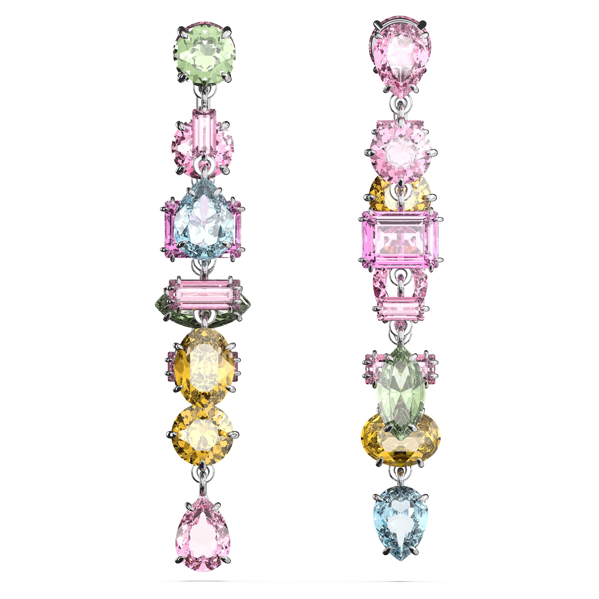 Swarovski Gema Crystal Drop Earrings - Elegant Dangling Earrings for Women | Perfect for Weddings, Parties & Special Occasions