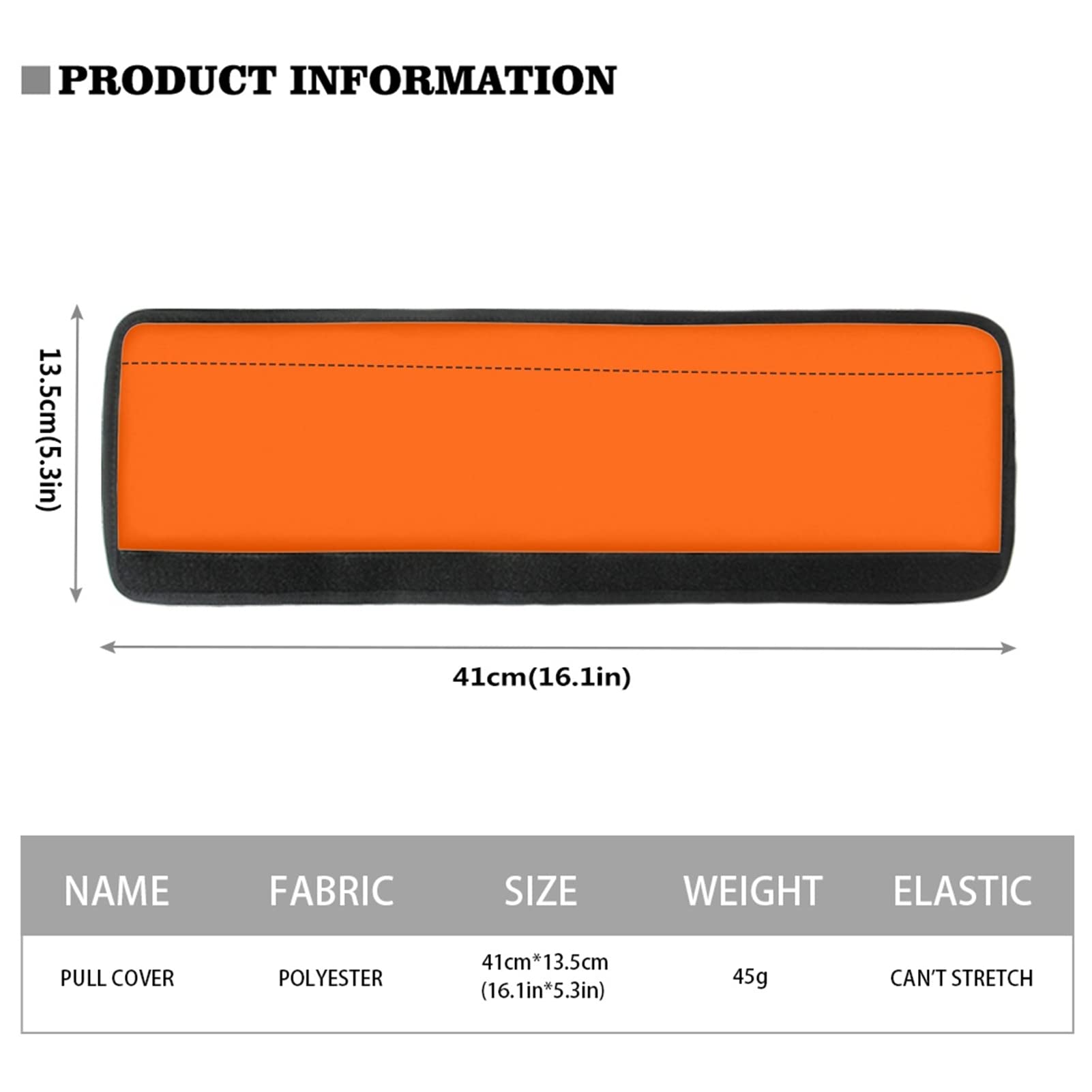 Forchrinse Orange Refrigerator Door Handle Cover Set of 4 - Anti-Slip Kitchen Appliance Handle Protector for Fridge, Oven & Microwave - Durable & Washable for Home & Commercial Use
