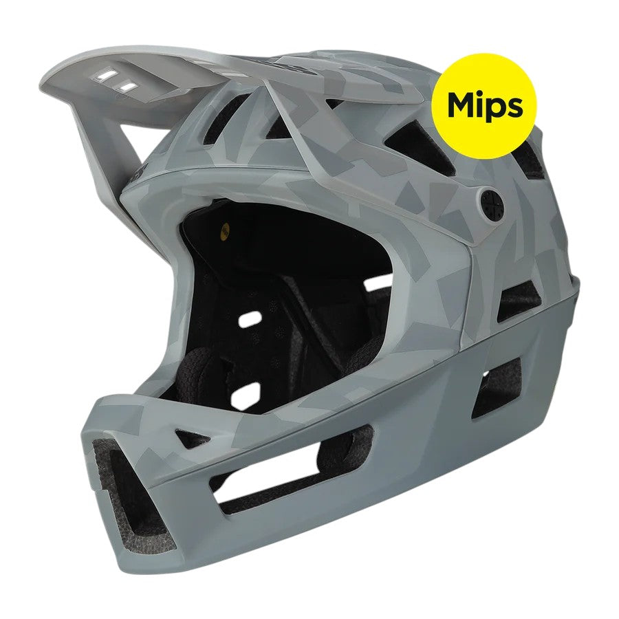 iXS Trigger Full Face MIPS Helmet - Mountain Bike & Downhill Cycling Safety Gear for Extreme Sports Enthusiasts