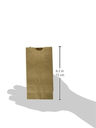 90-Pack Extra Small Brown Kraft Paper Bags 3x2x6 Inches - Eco-Friendly Party Favors, Lunch Bags & Wedding Favor Bags for Groceries, Gifts & Events