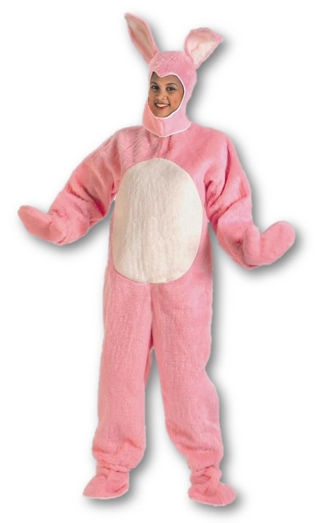 ADLT Bunny Suit Pink Large - Cute & Comfortable Pink Bunny Costume for Women & Men, Perfect for Halloween, Cosplay, Parties & Themed Events