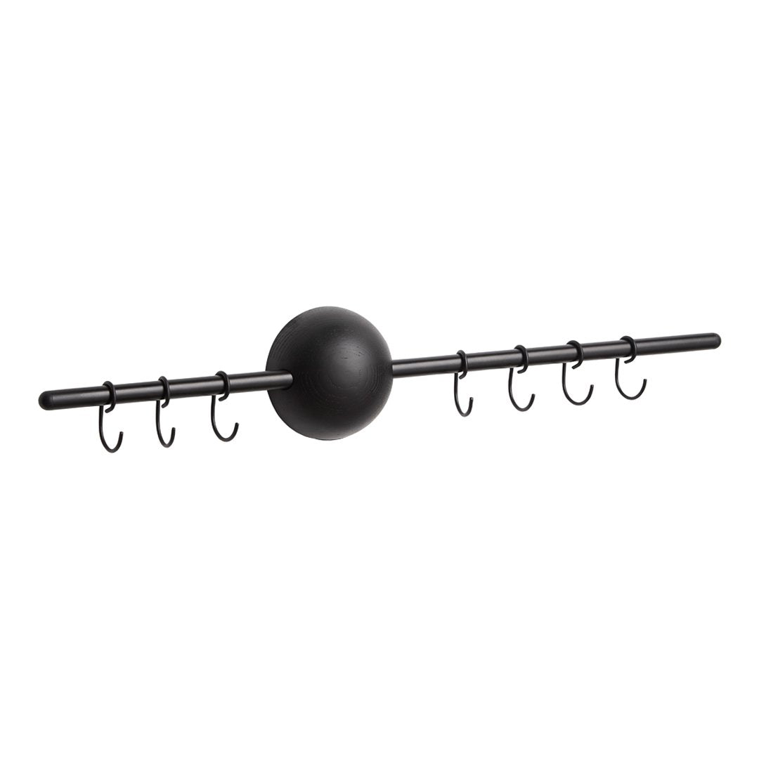 Jeannette Holdgaard Hoop Rack Wood - Stylish Wall-Mounted Jewelry Organizer for Earrings, Necklaces & Bracelets - Perfect for Bedroom, Bathroom or Closet Organization