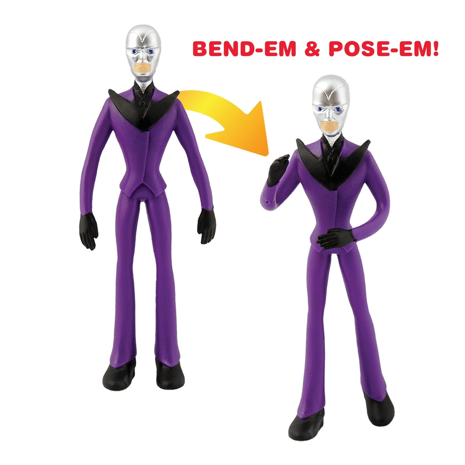BEND EMS Miraculous 5 Inch Flexible Action Figure - Hawk Moth Collectible Toy for Kids & Fans | Perfect for Display, Play & Cosplay Scenes