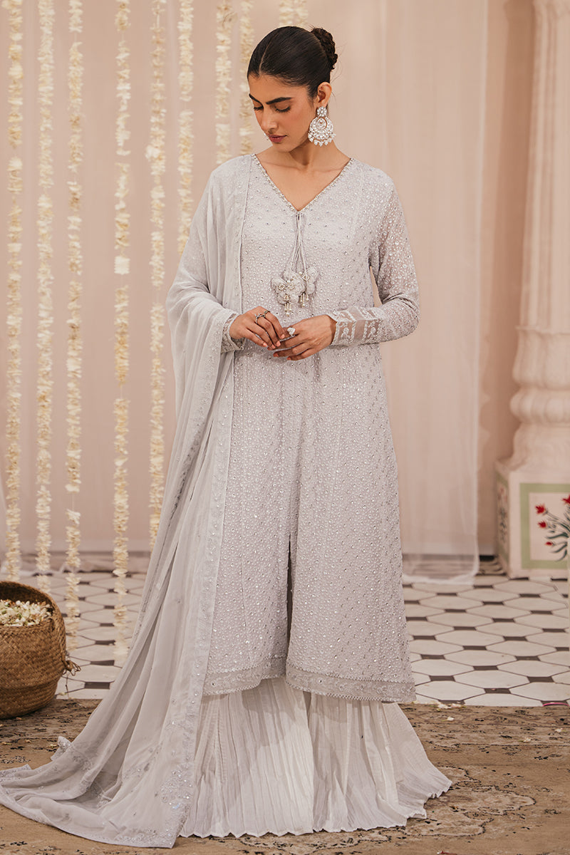Stylish Lunar Rock 2-Piece Set (Shirt & Dupatta) for Women | Elegant Ethnic Outfit | Perfect for Festivals, Weddings & Special Occasions