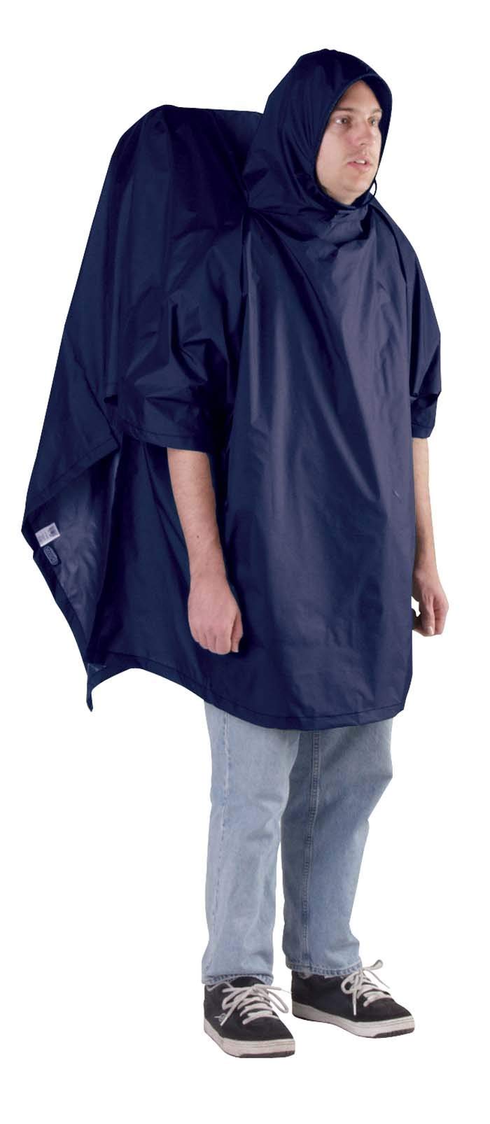 Waterproof Outdoor Poncho for Backpacking & Hiking - Lightweight Rain Gear for Camping, Travel & Emergency Preparedness