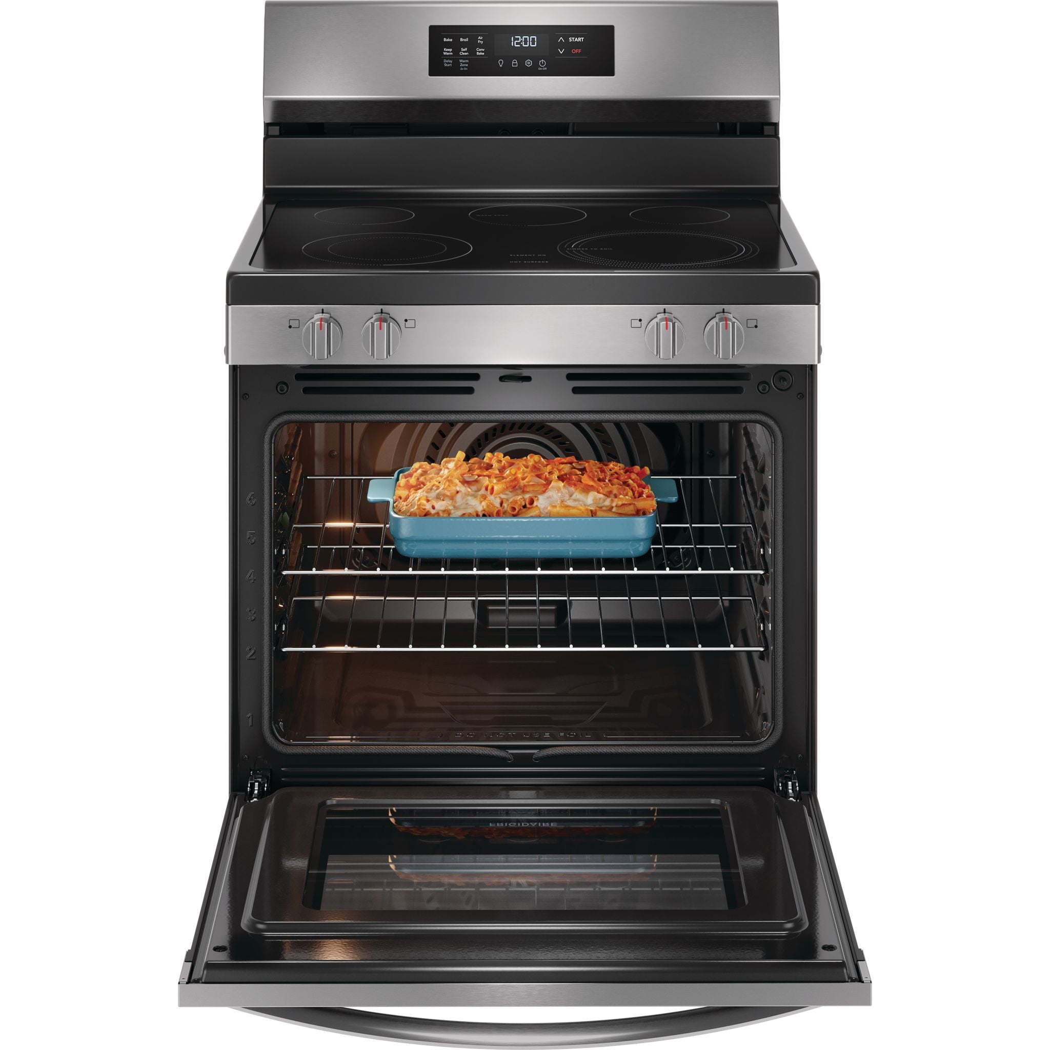 Frigidaire 30 Inch Electric Range FCRE308CAS - Stainless Steel Built-In Oven & Stove for Modern Kitchens | Perfect for Baking, Roasting & Everyday Cooking