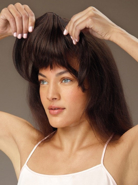 Clip Lok Bangs | Clip-In Synthetic Bangs Hair Extensions for Instant Volume & Style | Perfect for Cosplay, Costumes & Everyday Glam