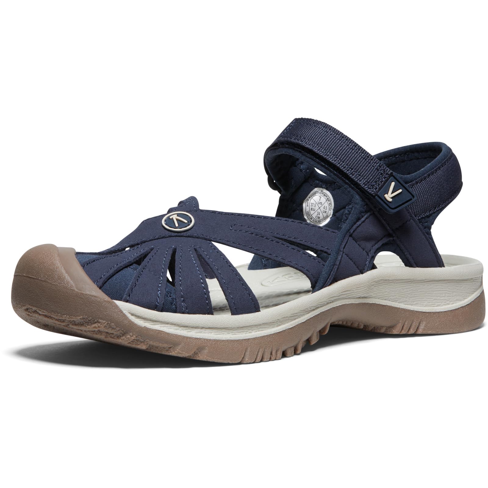 KEEN Women's Rose Casual Closed Toe Sandals - Comfortable Walking Shoes for Women, Breathable & Lightweight - Perfect for Beach, Travel & Summer Outdoor Activities