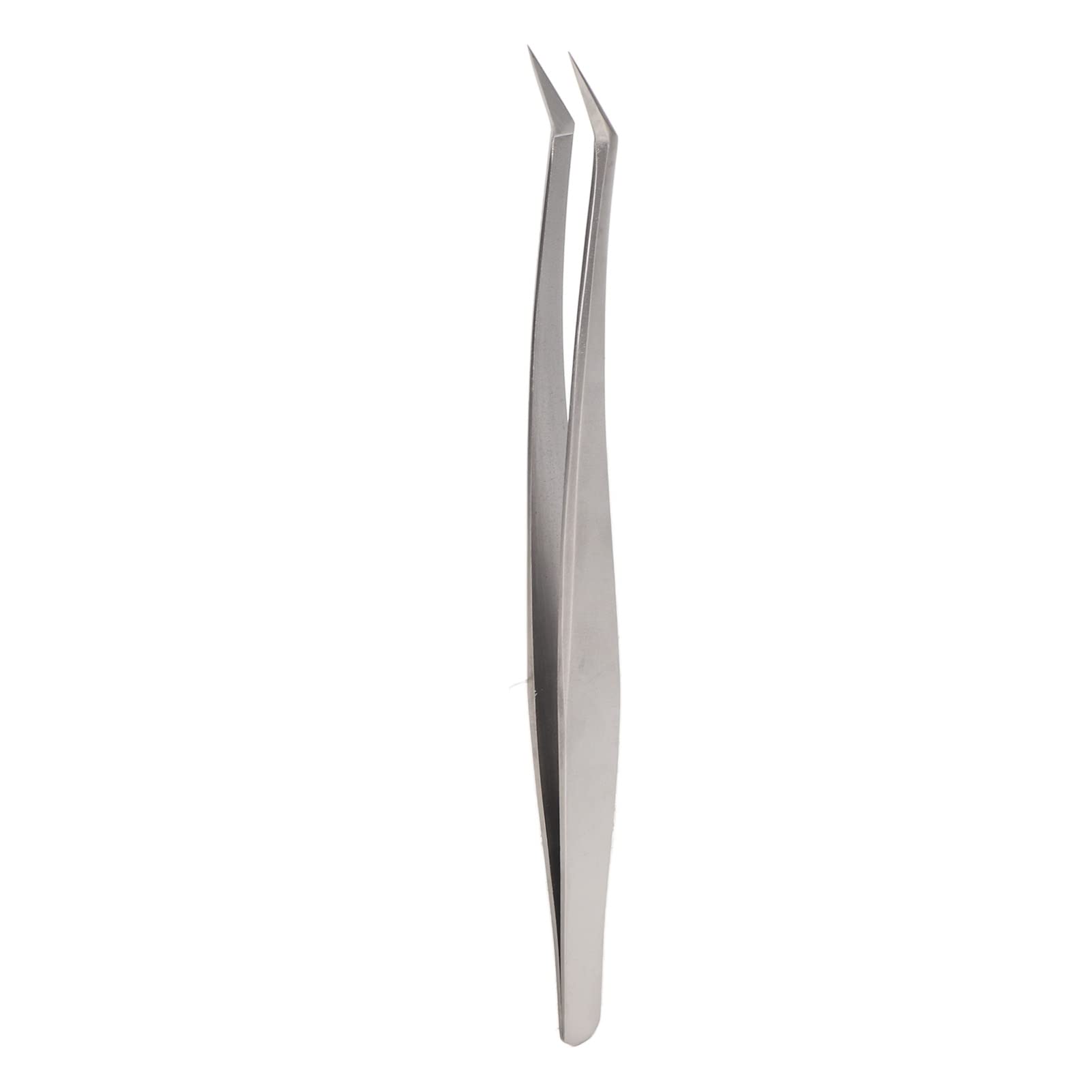 Professional Stainless Steel Eyelash Extension Tweezers - Straight Pointed Lash Tweezer for Precise Grafting, Strong Hardness for Salon & Home Use (Short Oblique Tweezer) | Perfect for Lash Artists, DIY Extensions & Beauty Professionals