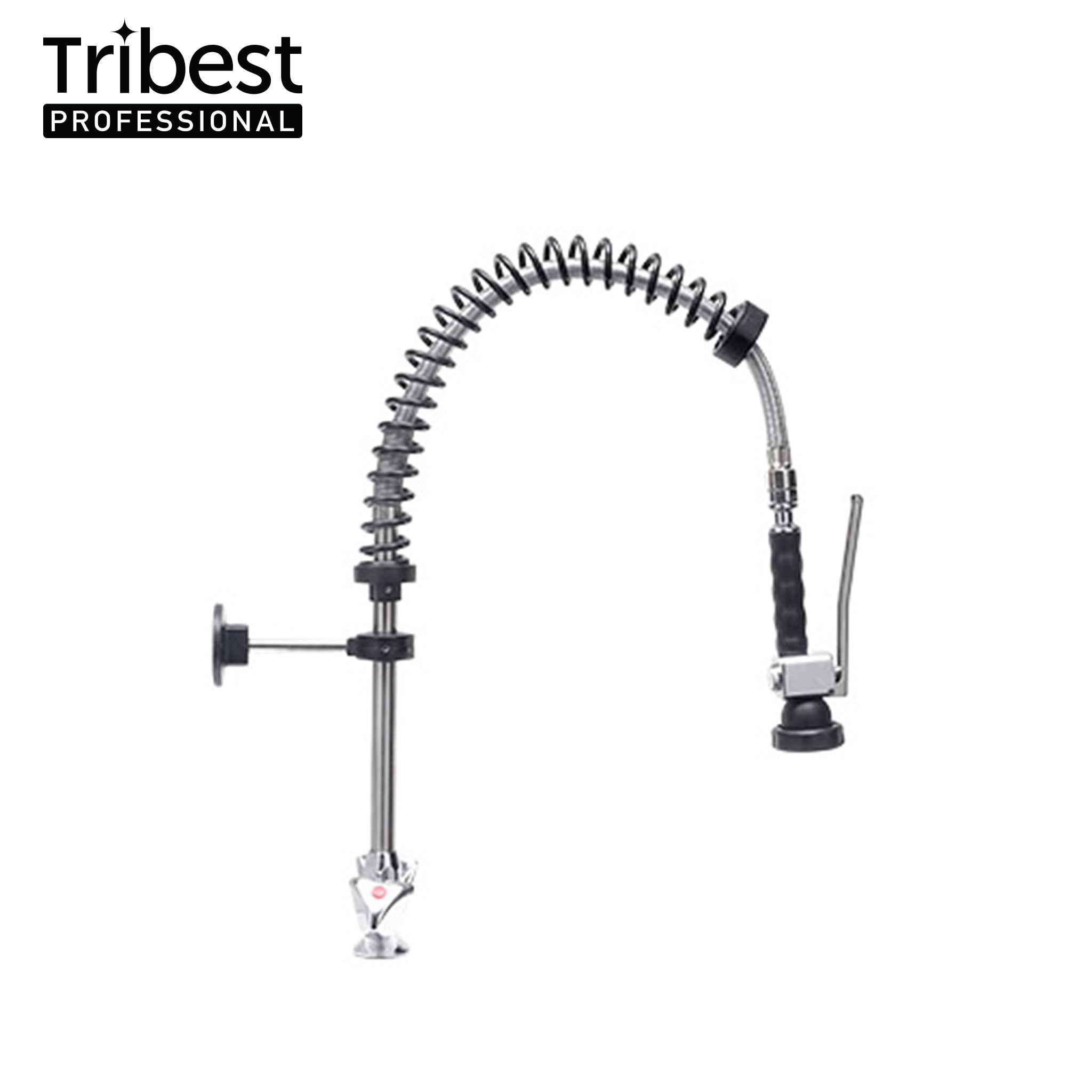 Cancan® MT05 Mini Sink Mounted Pre-Rinse Faucet - Compact Commercial Kitchen Sprayer for Bar, Coffee Shop & Small Restaurant Use