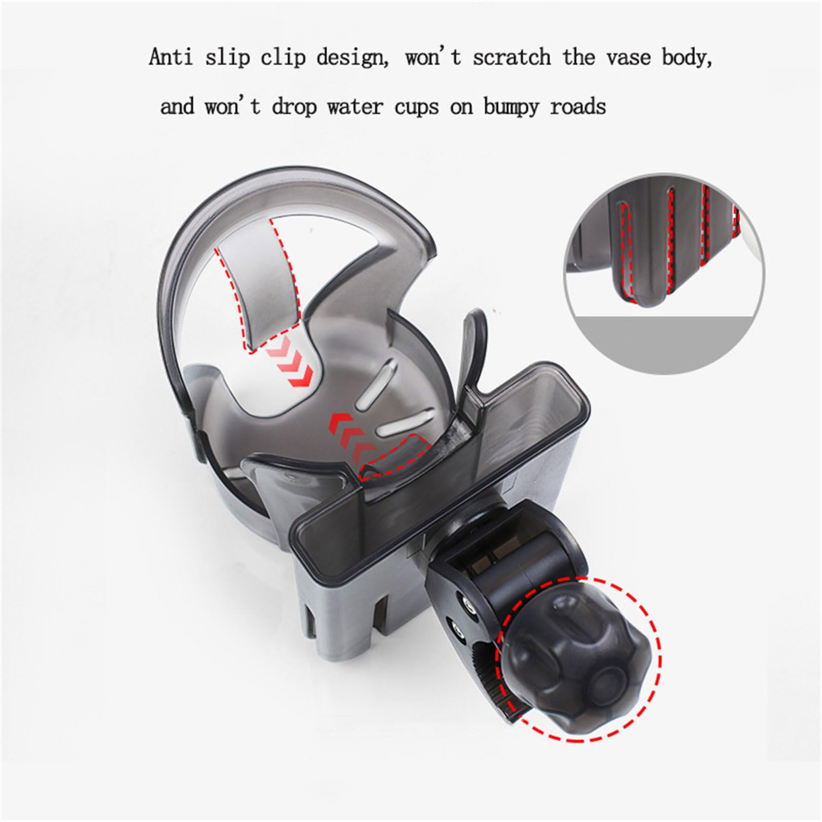 Portable Cup Holder with Phone Mount - Adjustable Drink Holder & Smartphone Stand for Strollers, Bicycles, Cars - Perfect for Parents, Commuters & Travelers