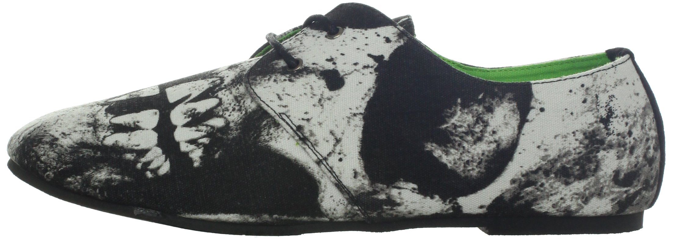 Iron Fist Women's Loose Tooth Flexi Flat Shoes - Gothic Punk Rock Fashion Sneakers for Casual Wear & Concert Outfits