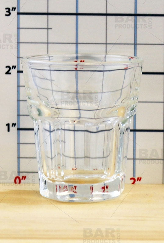 BarConic® Alpine™ 1 oz Shot Glass - Perfect for Whiskey, Tequila, and Party Shots | Durable Glass for Home Bars, Parties, and Gifts