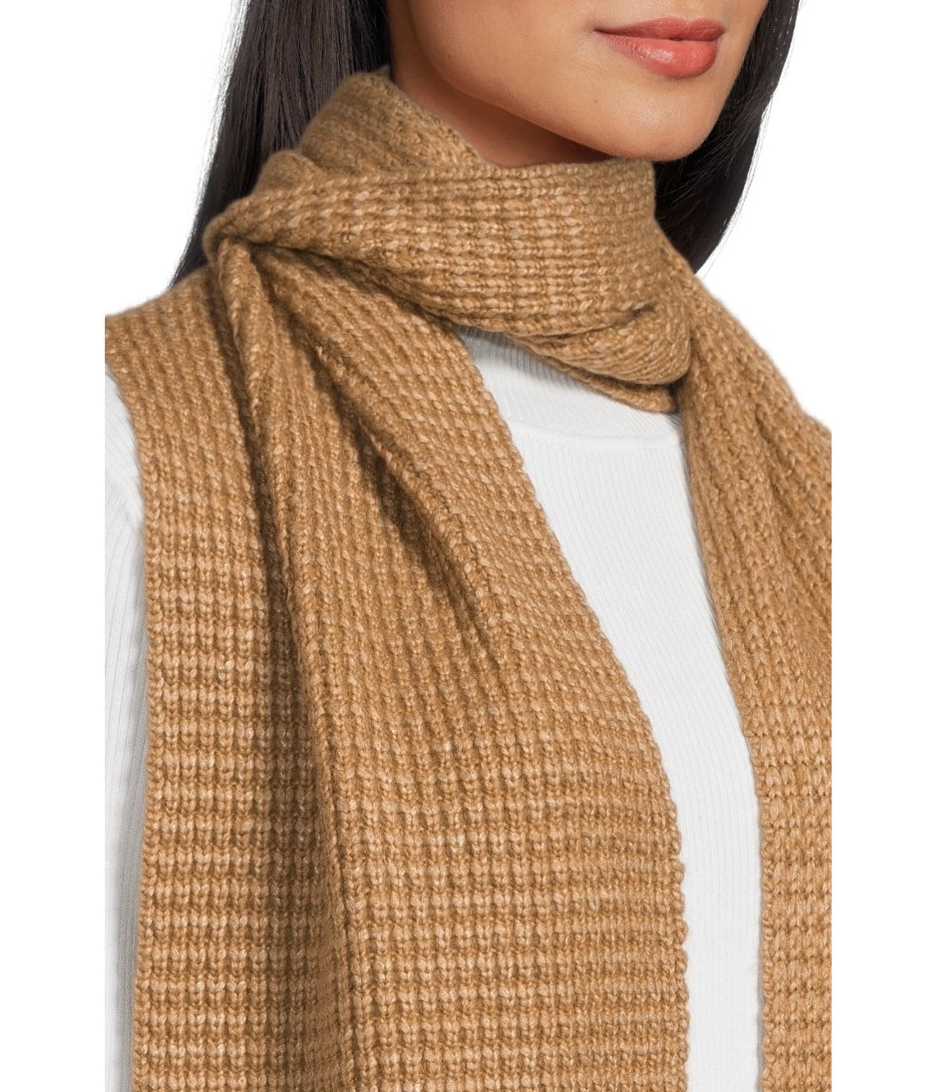 UGG Men's Waffle Knit Scarf - Soft Winter Neck Warmer for Cold Weather, Outdoor Activities & Casual Style
