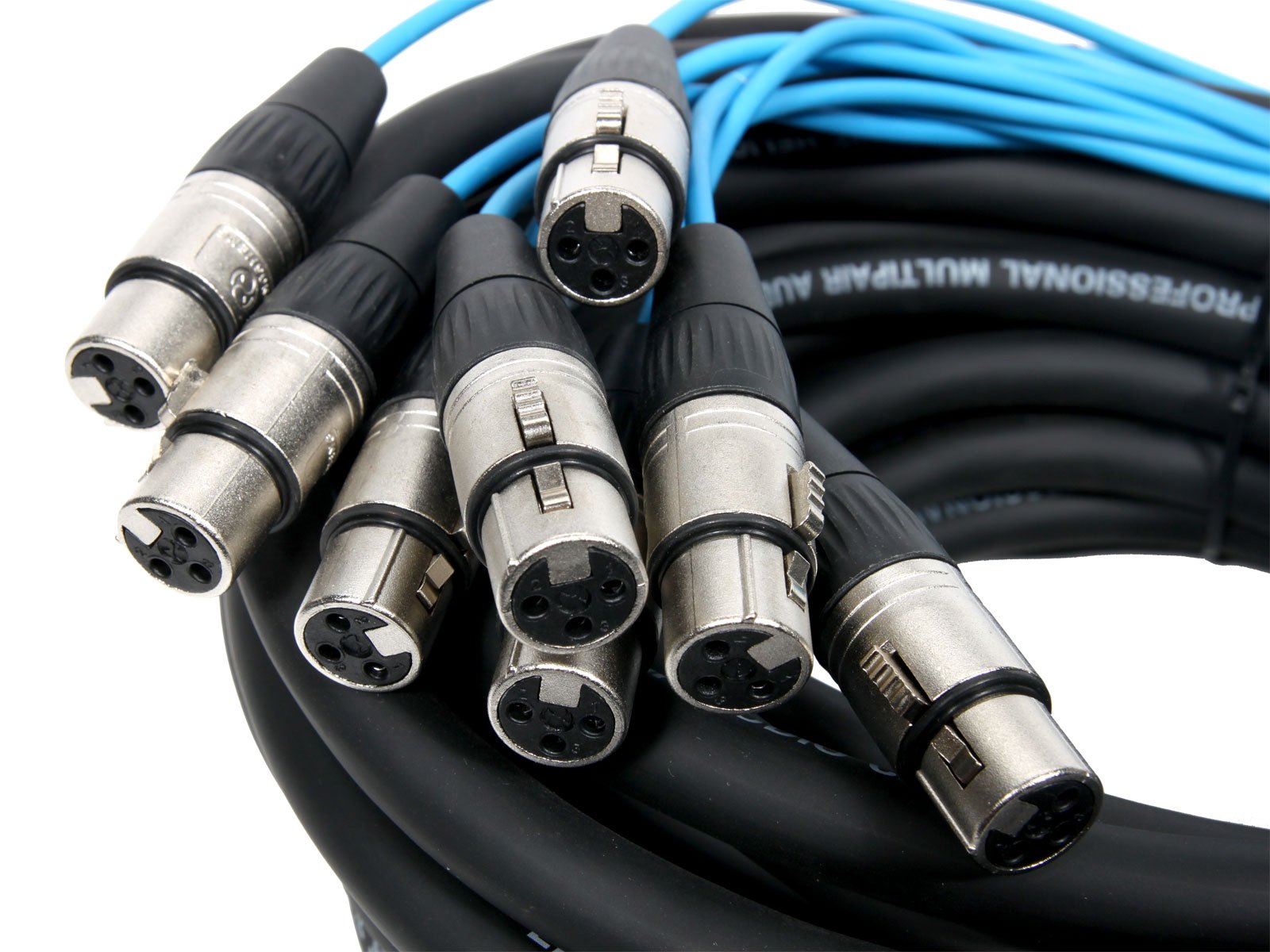 Elite Core PEX850 8-Ch XLR Snake Cable 50ft for Live Sound