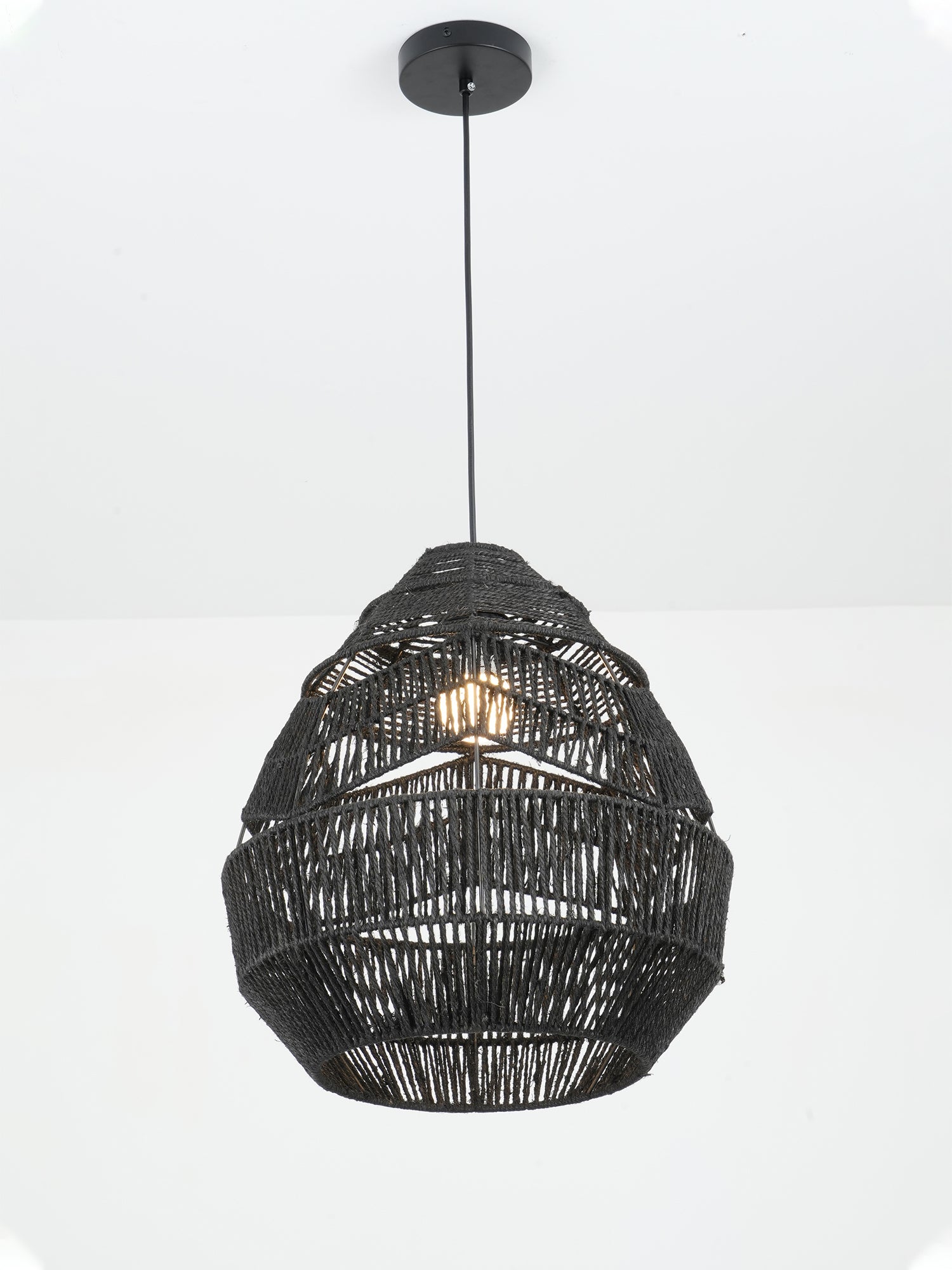Adelaide Pendant Light - Modern Glass Ceiling Lamp for Dining Room, Kitchen, Living Room | Elegant Hanging Light Fixture with Adjustable Cord | Perfect for Home Decor & Interior Design