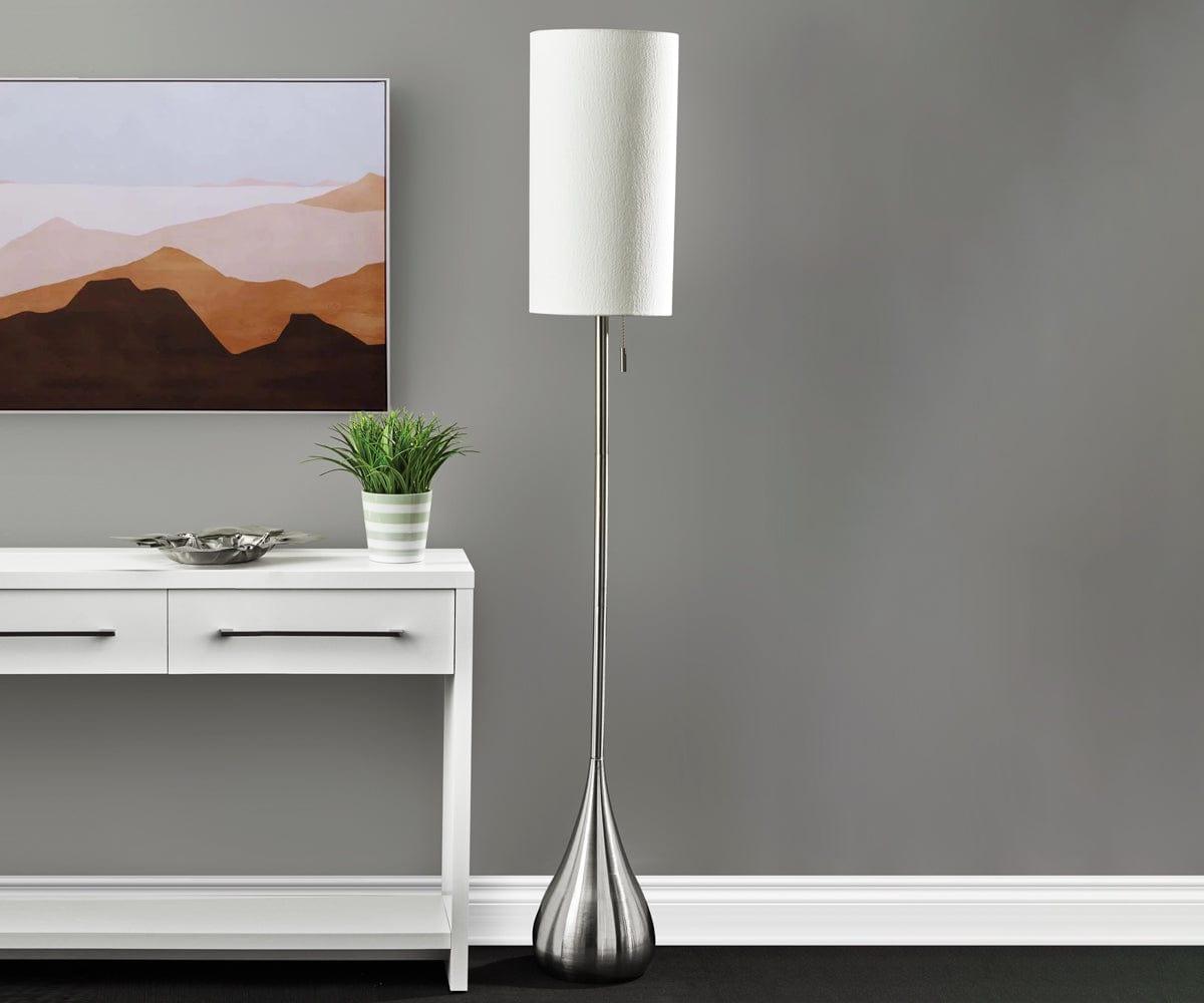 Modern Gemma Floor Lamp - Adjustable LED Standing Light for Living Room, Bedroom & Office - Warm White & Cool White Dimmable Lighting for Home Decor & Reading