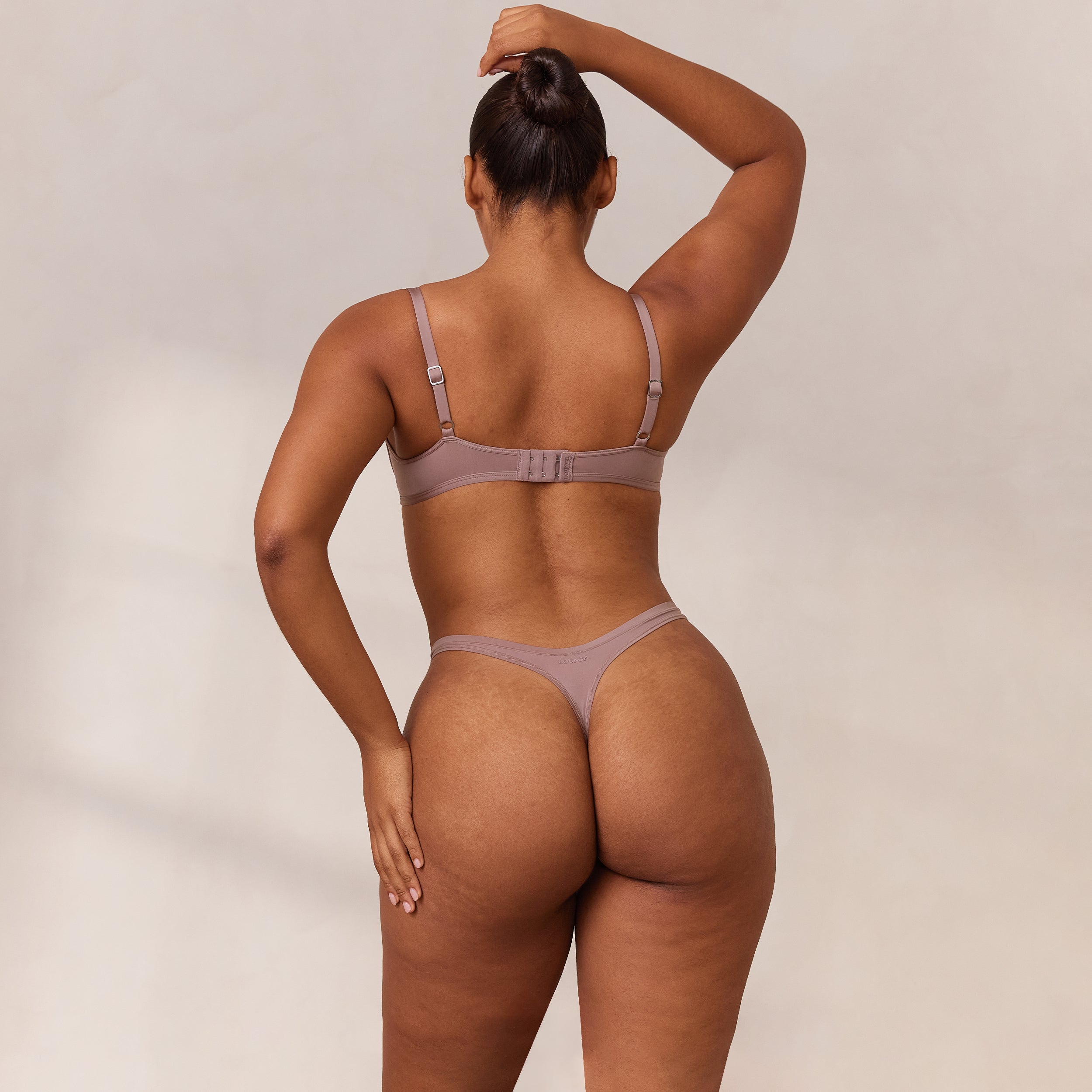 Barely There Plunge Bra in Mauve - Comfortable & Supportive Lingerie for Everyday Wear & Special Occasions