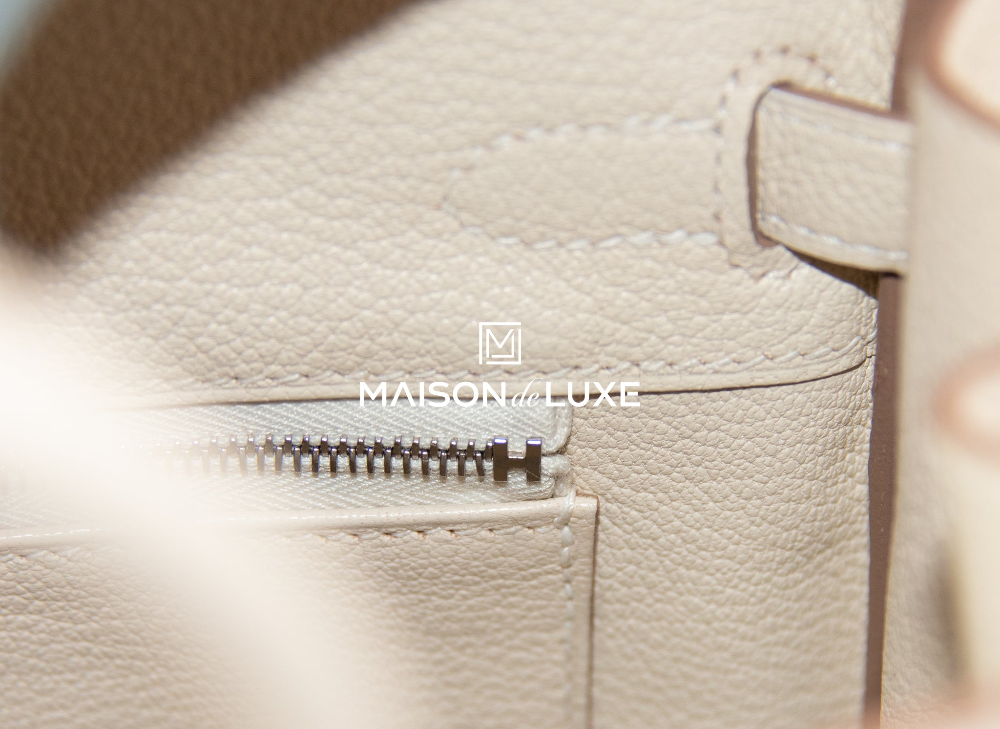 Authentic Hermes Birkin 25 Handbag in Craie Togo Leather with Palladium Hardware | Luxury Designer Shoulder Bag for Women | Perfect for Work, Travel & Special Occasions
