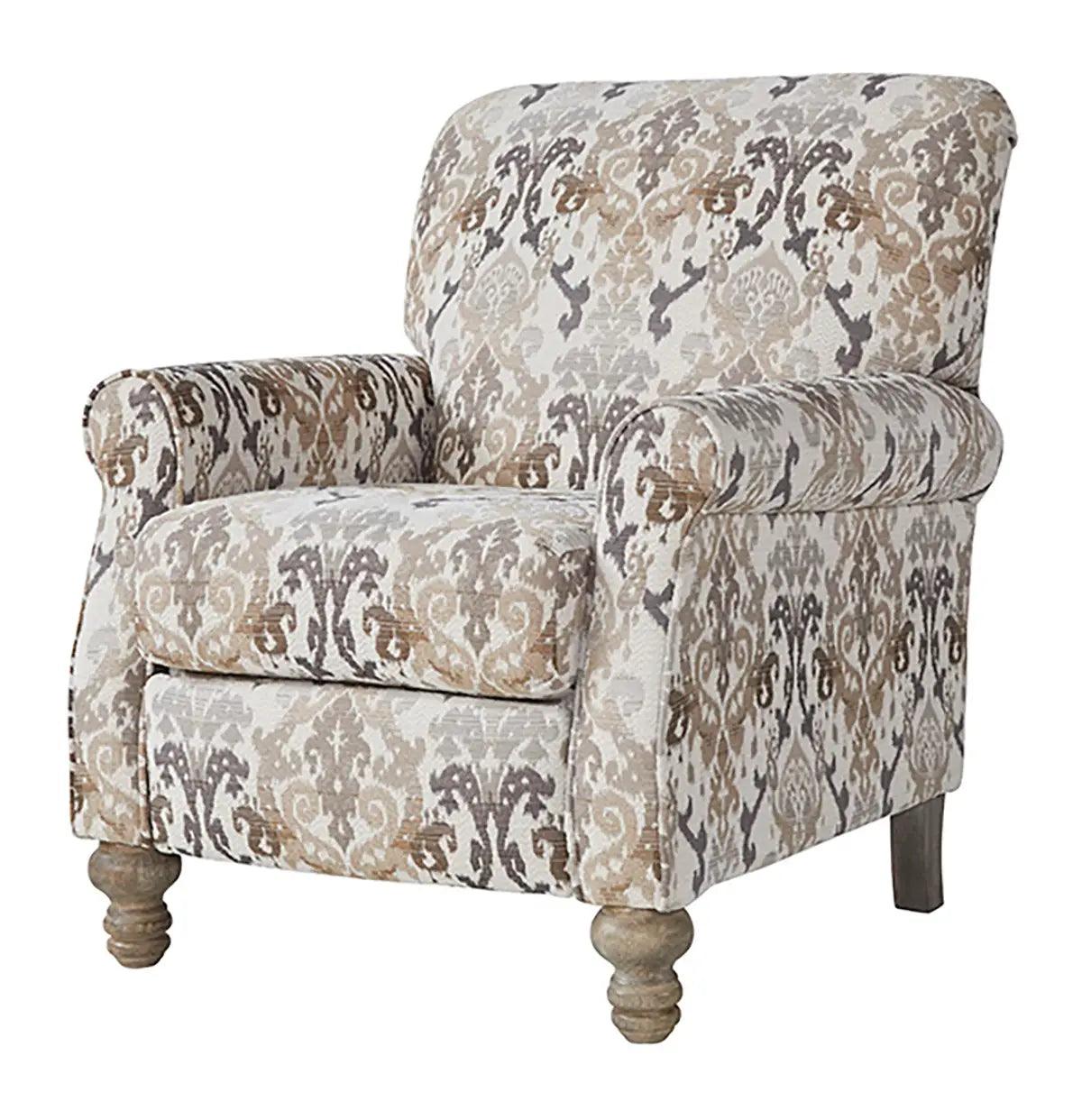 Premium Kimani Marble Chair Recliner 245RC - Modern Luxury Reclining Chair with Marble Accents for Living Room, Lounge & Office Comfort